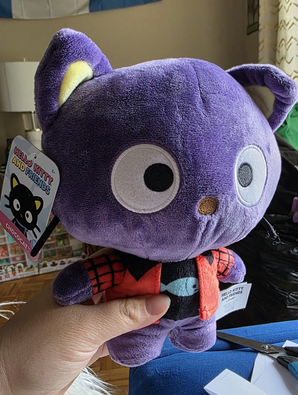 Hello Kitty & Friends Chococat Plush - Stuffed Purple Collection Plush Toy NWT